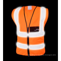 fluorescent red yellow blue orange green high visibility walking safety reflective vest